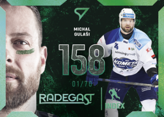 25-26 TELH Play Off - Michal GULAŠI č. RI-01 Radegast Index Shimmer Green x/70