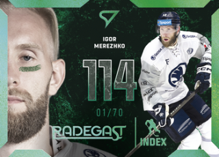 25-26 TELH Play Off - Igor MEREZHKO č. RI-14 Radegast Index Shimmer Green x/70