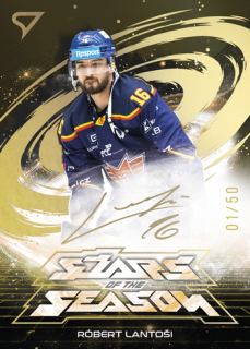 25-26 TELH Play Off - Róbert LANTOŠI č. SS-18 Stars of the Season Golden Script x/50