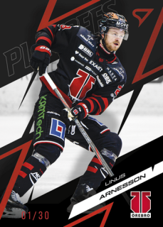 25-26 SHL - Linus ARNESSON no. 74 Fire Red x/30