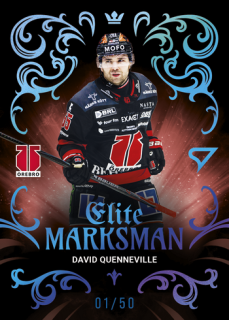 25-26 SHL - David QUENNEVILLE no. EM-14 Elite Marksman Sapphire Blue x/50
