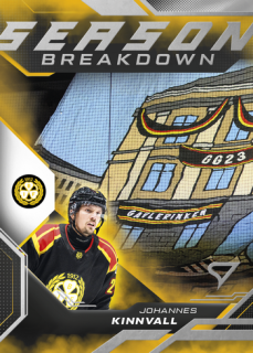 25-26 SHL - Johannes KINNVALL no. SB-04 Season Breakdown
