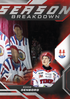 25-26 SHL - Eddie GENBORG no. SB-18 Season Breakdown