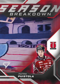 25-26 SHL - Patrik PUISTOLA no. SB-30 Season Breakdown