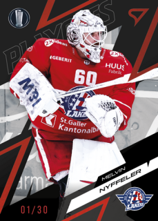 25-26 NLA - Melvin NYFFELER no. 55 Fire Red x/30