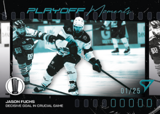 25-26 NLA - Jason FUCHS no. PM-13 Play Off Moments Turquise Blue x/25
