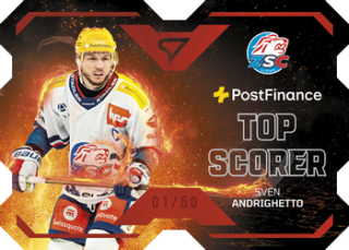 25-26 NLA - Sven ANDRIGHETTO no. TS-01 Top Scorer Crimson Red x/50
