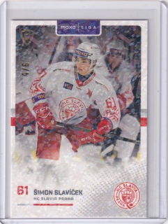 25-26 GOAL Cards - Šimon SLAVÍČEK č. SLA-22 Jungle Parallel x/6