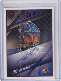 25-26 GOAL Cards - Jan STRMEŇ č. SG-15 Team Goalie Auto 4/5