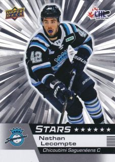 25-26 UD CHL - Nathan LECOMPTE č. 302 Stars Outburst