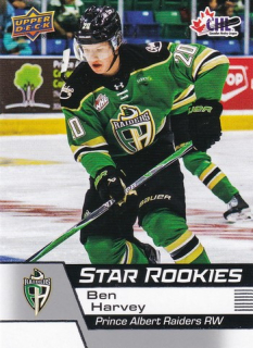 25-26 UD CHL - Ben HARVEY č. 358 Stars