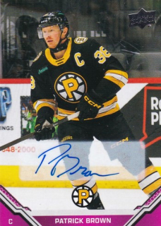 25-26 UD AHL - Patrick BROWN č. 81 Autograph
