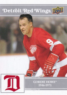 25-26 Detroit 100 Years - Gordie HOWE č. 49 Cougars 1 of 1926