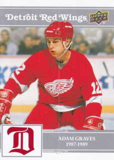25-26 Detroit 100 Years - Adam GRAVES č. 73 Gold