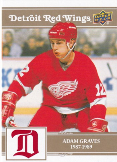 25-26 Detroit 100 Years - Adam GRAVES č. 73 Cougars 1 of 1926