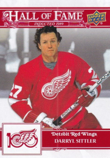 25-26 Detroit 100 Years - Darryl SITTLER č. 108 Hall of Fame