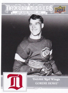 25-26 Detroit 100 Years - Gordie HOWE č. 135 Trophy Winners Cougars