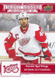 25-26 Detroit 100 Years - Henrik ZETTERBERG č. 164 Trophy Winners