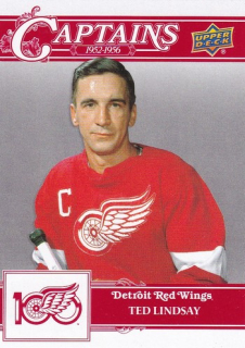 25-26 Detroit 100 Years - Ted LINDSAY č. 167 Captains