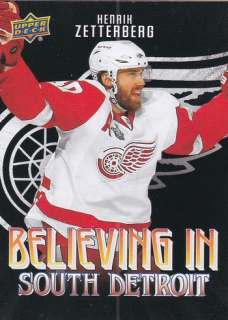 25-26 Detroit 100 Years - Henrik ZETTERBERG č. BSD-5 Believing in South Detroit