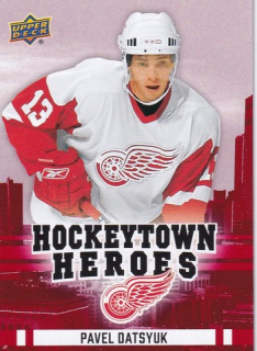 25-26 Detroit 100 Years - Pavel DATSYUK č. HH-14 Hockeytown Heroes Red