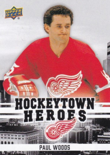 25-26 Detroit 100 Years - Paul WOODS č. HH-19 Hockeytown Heroes