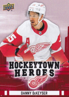 25-26 Detroit 100 Years - Danny DeKEYSER č. HH-48 Hockeytown Heroes Red