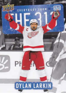 25-26 Detroit 100 Years - Dylan LARKIN č. 313-11 Everybody from the 313