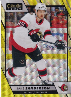 23-24 OPC Platinum - Jake SANDERSON č. 14 Neon Yellow Surge