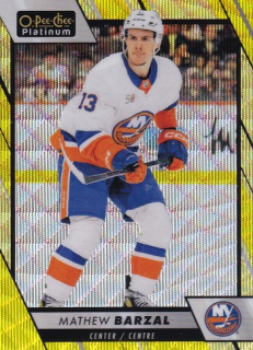 23-24 OPC Platinum - Mathew BARZAL č. 144 Neon Yellow Surge