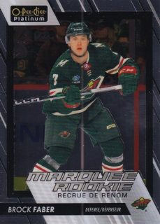 22/23 OPC Platinum - Brock FABER č. 260 Marquee Rookie