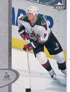 96-97 Upper Deck - Dave MANSON č. 317