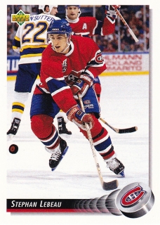 1992-93 Upper Deck - Stephan LEBEAU č. 213