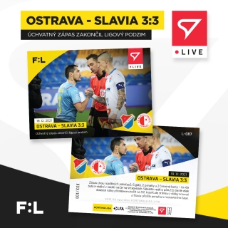 21-22 SportZoo LIVE - OSTRAVA-SLAVIA 3:3 č. L-087 x/71