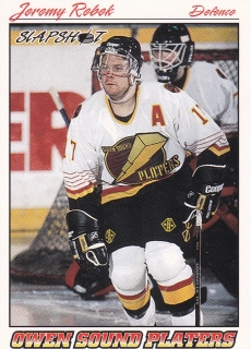 95-96 Slapshot OHL - Jeremy REBEK č. 297
