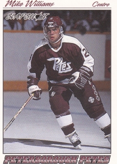 95-96 Slapshot OHL - Mike WILLIAMS č. 322