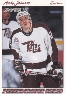 95-96 Slapshot OHL - Andy JOHNSON č. 323