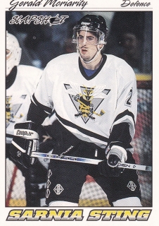95-96 Slapshot OHL - Gerald MORIARITY č. 333