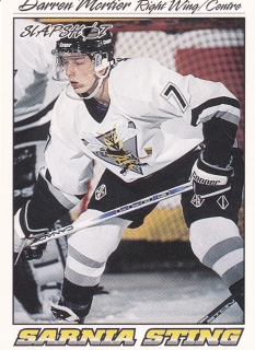 95-96 Slapshot OHL - Darren MORTIER č. 337
