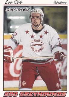 95-96 Slapshot OHL - Lee COLE č. 373
