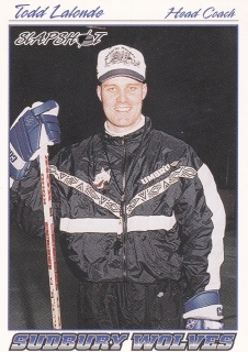 95-96 Slapshot OHL - Todd LALONDE č. 405