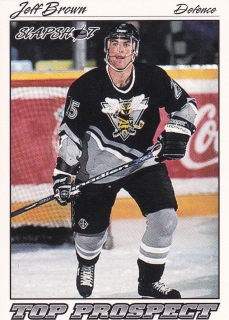 95-96 Slapshot OHL - Jeff BROWN č. 439