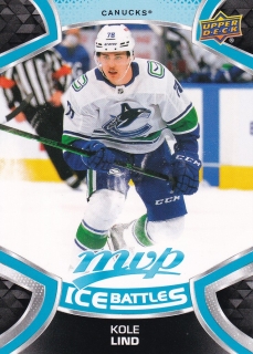 21-22 MVP - Kole LIND č. 226 (RC) Ice Battles