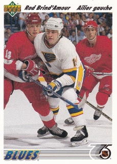 91-92 Upper Deck French - Rod BRIND'AMOUR č. 189