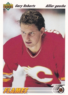 91-92 Upper Deck French - Gary ROBERTS č. 190