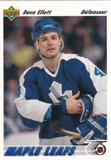 91-92 Upper Deck French - Dave ELLETT č. 196