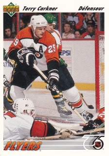 91-92 Upper Deck French - Terry CARKNER č. 204