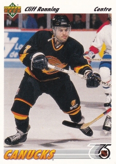 91-92 Upper Deck French - Cliff RONNING č. 208