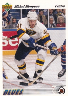 91-92 Upper Deck French - Michel MONGEAU č. 213