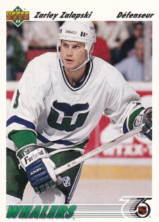 91-92 Upper Deck French - Zarley ZALAPSKI č. 231